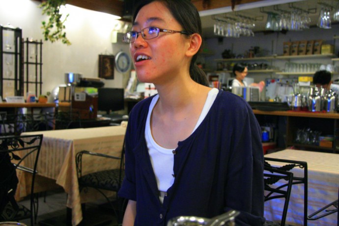 「我一直覺得在2012年秋天旺報被收購這件事之前,臺灣一直處在沈睡中的狀態,用我自己的話說就是,臺灣還沒有從馬英九的神話醒過來。」(攝影 / 許鈺羚)
